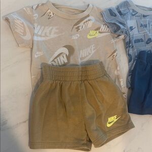 Set of 3 boys Nike sets size 12M